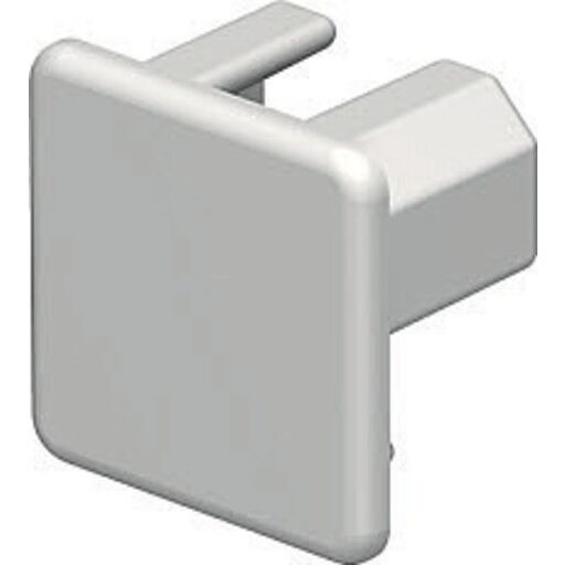 Obo Bettermann Endestykke for WDK Kanaler 20x20mm Hvit RAL 9010 Obo Bettermann Endestykke for WDK Kanaler 20x20mm Hvit RAL 9010