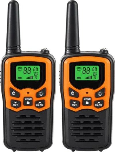 Langdistanse Walkie Talkie for voksne med 22 FRS-kanaler, familie