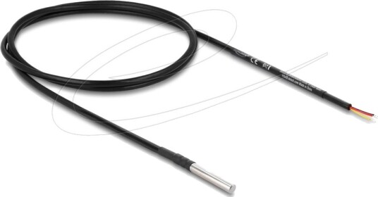 Delock Temperatursensorkabel Med 2 X Åpne Kabelender Ds18b20 1 M (91406)