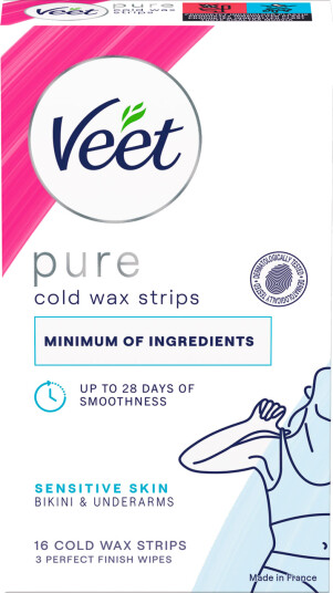 Veet Easy-Gelwax Wax Strips Bikini Line & Armhuler Veet Easy-Gelwax Wax Strips Bikini Line & Armhuler