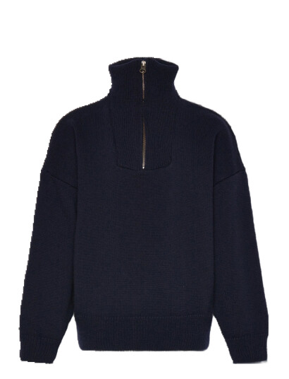 THE ANIMALS OBSERVATORY Navy Nilfai Sweater - Navy - 8 Y