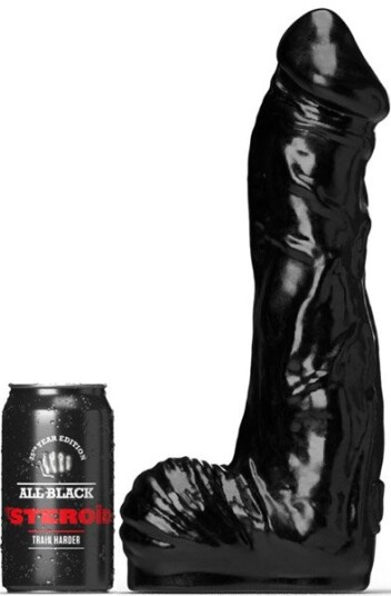 All Black Steroïd Bodybuilder 32,5 cm