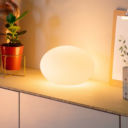 Bordlampe Philips Hue Philips Hue dimmbar Hvit Stue Glass Moderne 17.5 Hvit