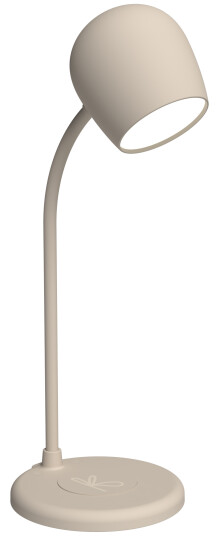 Kreafunk - Ellie - Lamp with wireless charger - Ivory Sand (KFEW09)