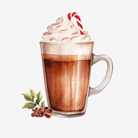 Festlig Kaffe Klistremerke Festlig Kaffe Klistremerke