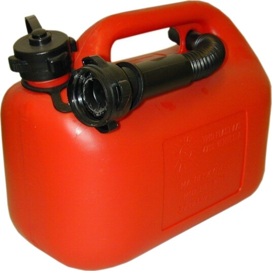 Trio Bensinkanne rød 5 liter Trio Bensinkanne rød 5 liter