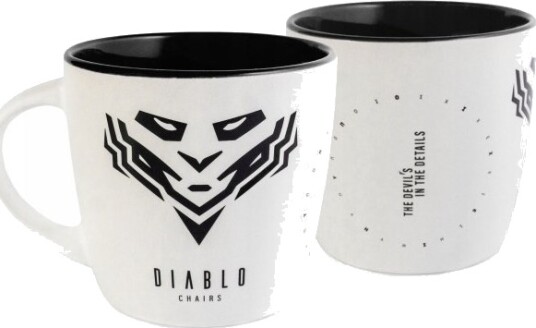 Diablo Chairs Krus Hvit Og Svart Diablo Chairs Krus Hvit Og Svart