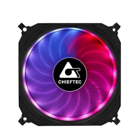 Chieftec 3 x 120mm RGB Vifter - Stille med 1200 RPM