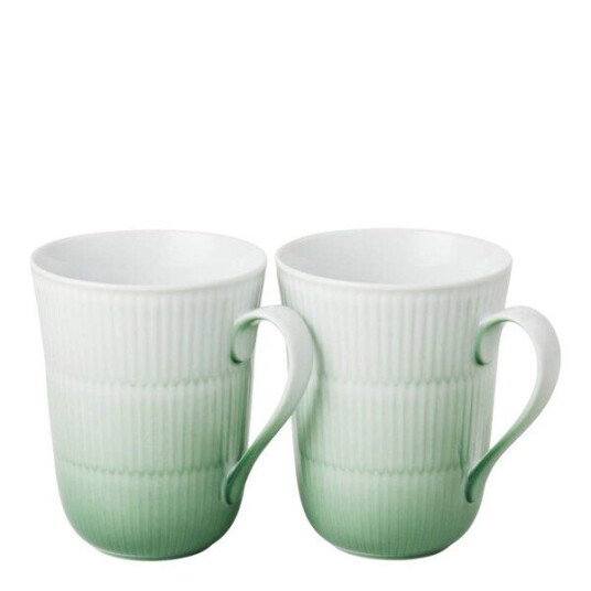 Royal Copenhagen Iris kopp 36 cl 2 stk grønn Royal Copenhagen Iris kopp 36 cl 2 stk grønn