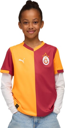 Galatasaray 25/26 Hjemmetrøye Barn Oransje/Rød 164