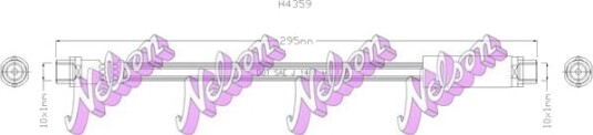 KAWE H4359 Bremseslange