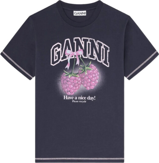 Ganni Dame Topper Svart M, Ganni Dame Topper Svart M,