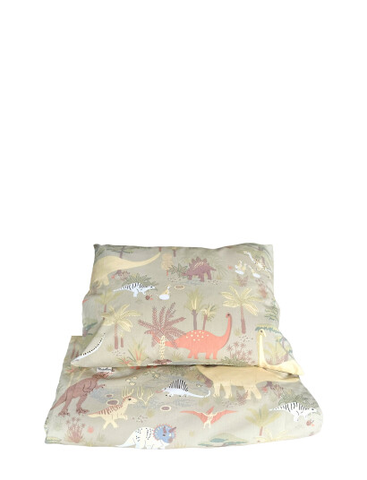 Majvillan Dinosaur Vibes Green Single Bed Set 150X210 Cm - Green - 150X210CM