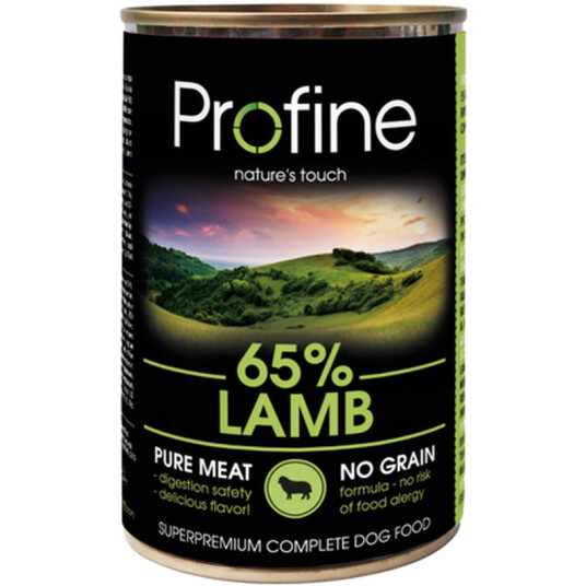 Profine Våtfôr til Hunder 65% Lam med Hjerter 400g