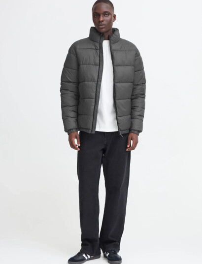 Blend Bheiden Jkt. With Stand - Grey - XXL Blend Bheiden Jkt. With Stand - Grey - XXL