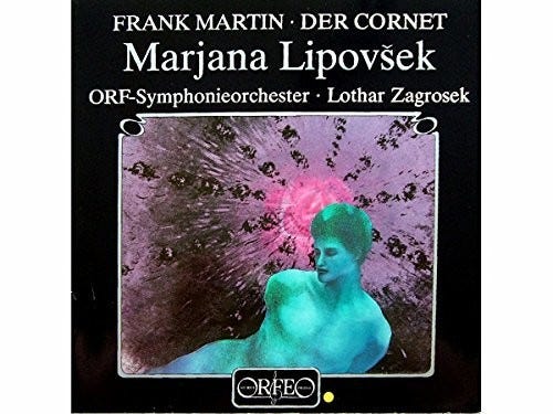 Lipovsek Orfsymphonieorchester Zagrosek  Der Cornet  LP/Vinyl