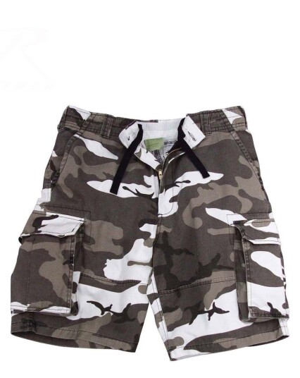 Rothco Cargo Shorts Hvit Grå Rothco Cargo Shorts Hvit Grå
