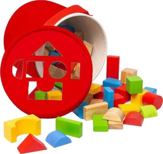 Bigjigs Byggeklosser i Tre 80 Deler – Fra 12 Måneder Bigjigs Byggeklosser i Tre 80 Deler – Fra 12 Måneder
