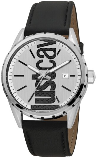 Just Cavalli Herreklokke JC1G082L0105 Classic Lær Ø40 mm Just Cavalli Herreklokke JC1G082L0105 Classic Lær Ø40 mm