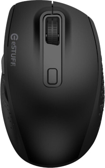 Estuff G305 - Mus - Høyrehendt - Optisk - 6 Knapper - Trådløs - 2.4 Ghz, Bluetooth 5.0 - Usb Trådløs Mottaker - Svart