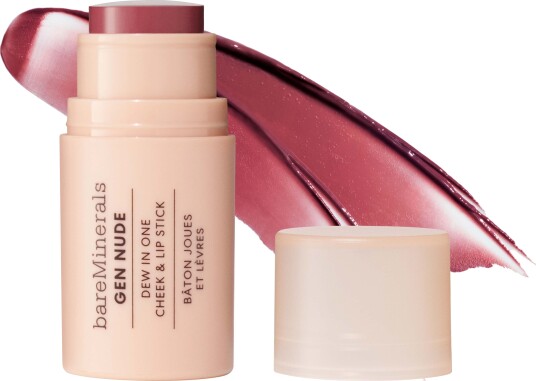 bareMinerals GEN NUDE Dew in One Cheek & Lip Stick Me in Merlot