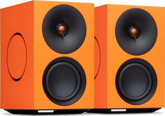 Cambridge Audio L/R M - Orange Aktive høyttalere, Streaming, HDMI, RIAA