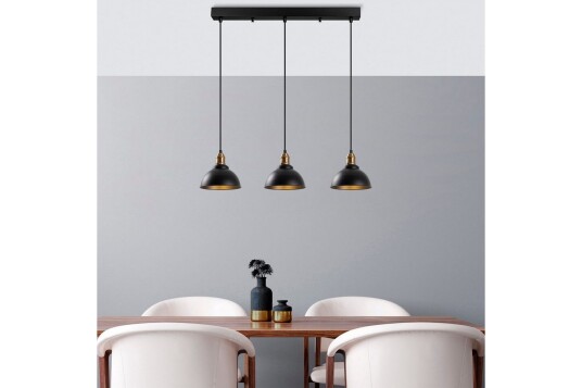 Taklampe Masatsune Tre Svart / Antikk Svart / Antikk