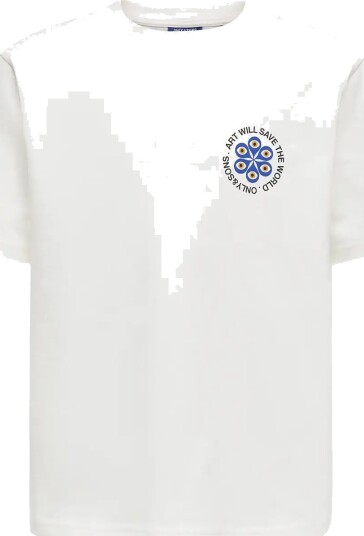 ONLY & SONS Osjfred Claude Rlx Ss Tee Jrs White 146 152 ONLY & SONS Osjfred Claude Rlx Ss Tee Jrs White 146 152