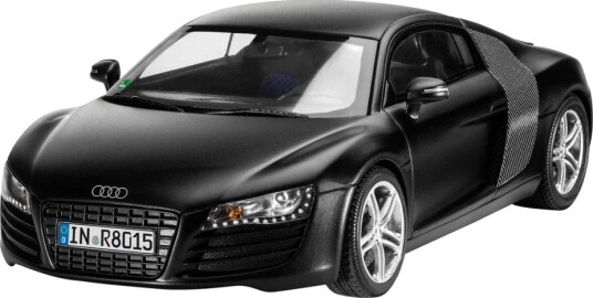 Revell Audi R8 1:24 Modellbil Monteringssett Svart