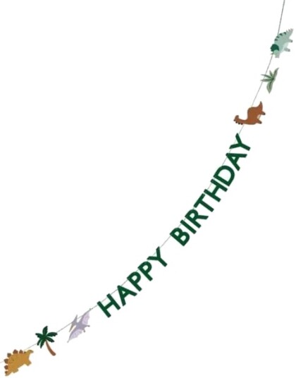 Happy Birthday Bursdagsbanner 3 Meter Dino Party Happy Birthday Bursdagsbanner 3 Meter Dino Party