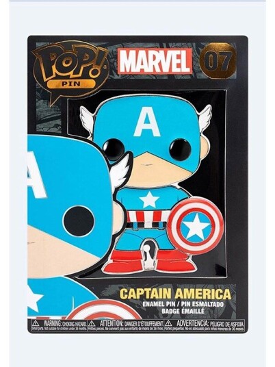 Funko! POP! Pin: Marvel Captain America Funko! POP! Pin: Marvel Captain America