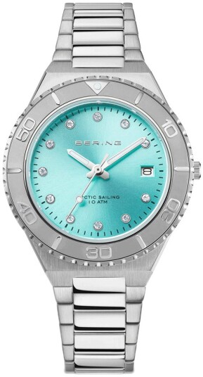 Bering Dameklokke 18936 707 Classic Turkis/Stål Ø36 mm Bering Dameklokke 18936 707 Classic Turkis/Stål Ø36 mm
