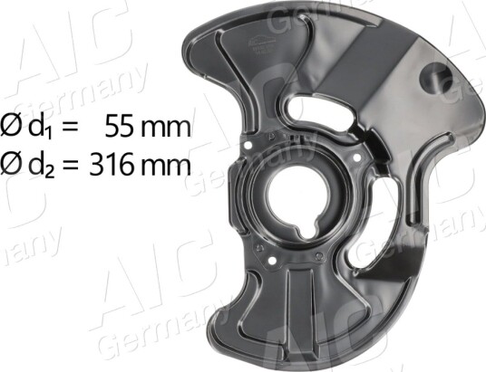 Bremseskjold AIC 55192