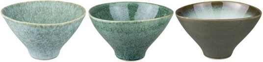 Mette Ditmer Elements bolle medium Ø15,5 cm 3 deler Green