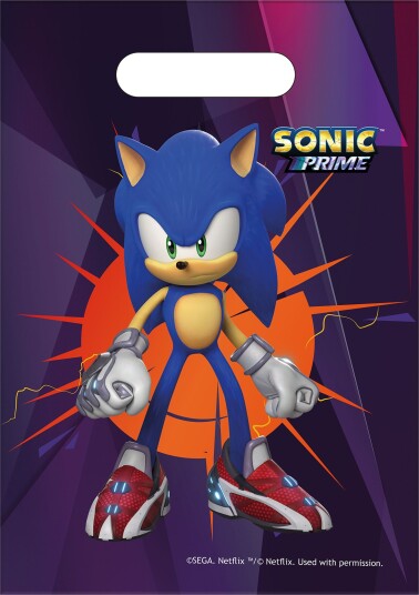 Santex Godteriposer Sonic Prime™ 6-pakning 9845 0-99