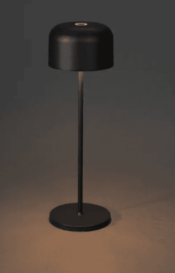 Trend Collection Lille bordlampe – oppladbar og dimbar, sort 36 cm