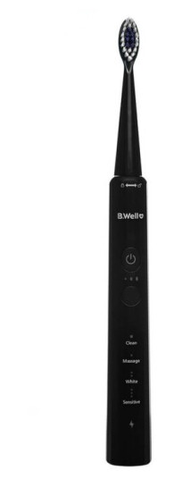 B.WELL MED-870 Elektrisk Tannbørste Sonic med 4 Moduser og USB-lading - Svart B.WELL MED-870 Elektrisk Tannbørste Sonic med 4 Moduser og USB-lading - Svart