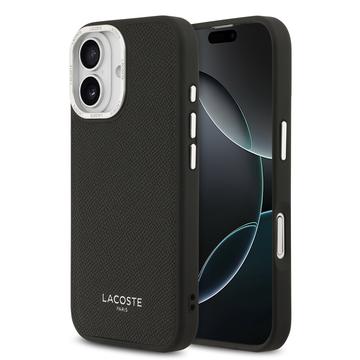 Lacoste iPhone 17 Champs Élysées deksel MagSafe kompatibel Svart Lacoste iPhone 17 Champs Élysées deksel MagSafe kompatibel Svart