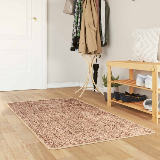  Teppe Runner MARSA Gul 80 x 150 cm Polyester og PVC
