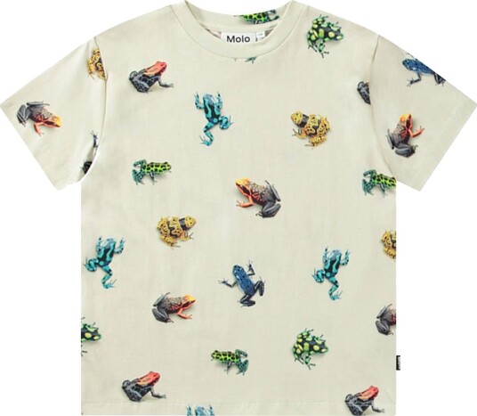 Molo T skjorte Roxo Vibrant Frogs m. Trykk Molo 4 år (104) T skjorte Beige