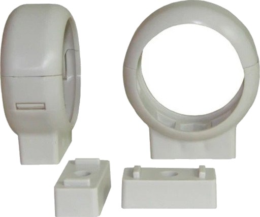 Smartline 40 mm PP klammer off white