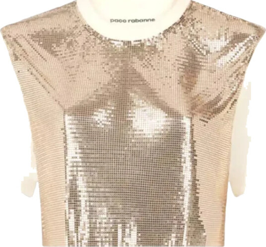 Rabanne Dame Topper Beige M,