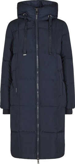 MOS MOSH Dunfrakk mmNova Square Down Coat Blå