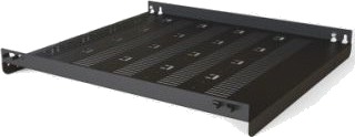 Triton Schroff Varistar Hylle 19"" Stasjonær 75 Kg Ral 7021 600W 700D 21130304
