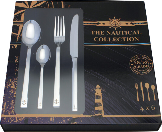 Cutfix Bestikk for 6 personer The Nautical Collection Cutfix Bestikk for 6 personer The Nautical Collection