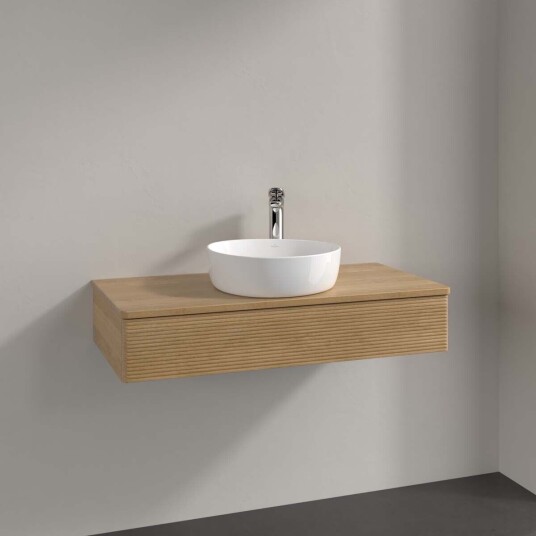 Villeroy & Boch Antao Servantskap med 1 skuff 100x50x19 cm u/lys Eik Villeroy & Boch Antao Servantskap med 1 skuff 100x50x19 cm u/lys Eik