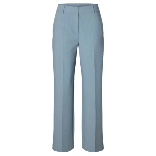 Selected Slfrita Mw Wide Pant Mel Noos Blue 40 x 32