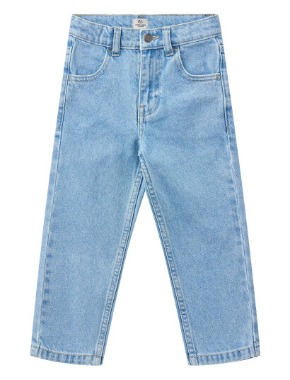 COPENHAGEN COLORS Lt Blue Indigo Washed Organic Junior Jeans Reugular Fit 98