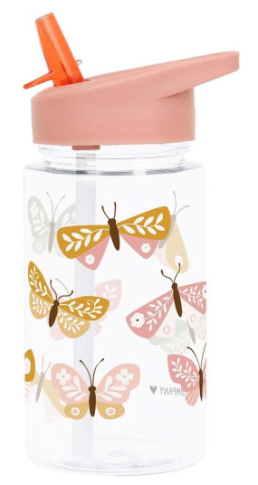 A Little Lovely Company Vannflaske Sommerfugler 400ml Gul A Little Lovely Company Vannflaske Sommerfugler 400ml Gul