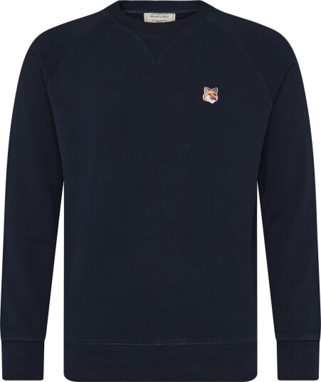 Maison Kitsune Fox Head Patch Classic Sweatshirt Navy XS
